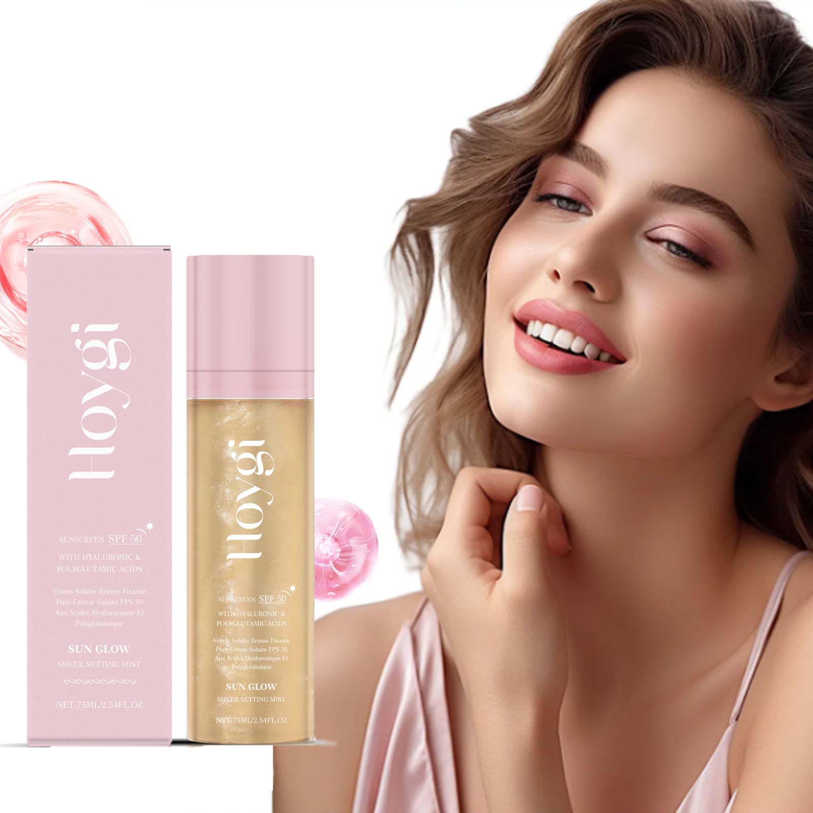Spf 50+ สเปรย์ควบคุมความมัน Ma - Polyglutamic Acid Moisturizer บทวิจารณ์และราคา